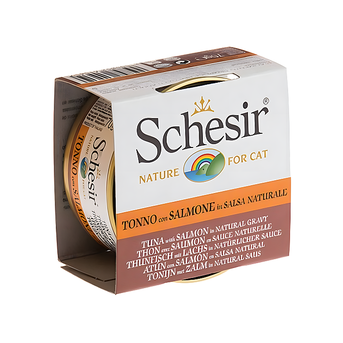 Schesir Broth Ton Balıklı ve Somonlu Kedi Konservesi 70 Gr - Schesir