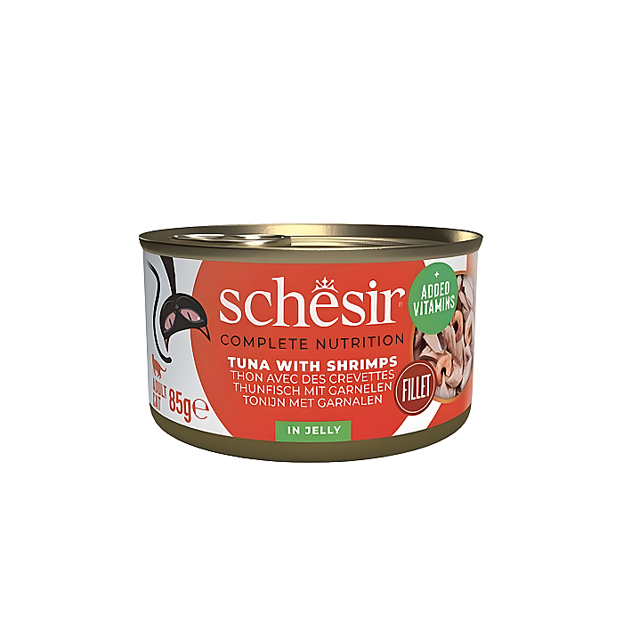 Schesir Jelly Ton Balıklı ve Karidesli Kedi Konservesi 85 Gr - Schesir