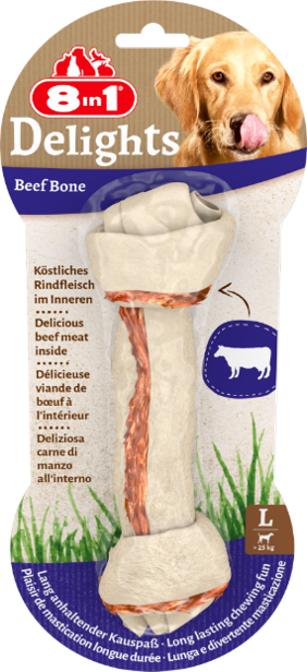 8IN1 DELİGHTS BONE KÖPEK ÖDÜL KEMİĞİ SIĞIR ETLİ L - 85GR - 2