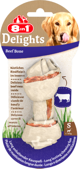8IN1 DELİGHTS KÖPEK ÖDÜL KEMİĞİ SIĞIR ETLİ S - 35GR - 8IN1
