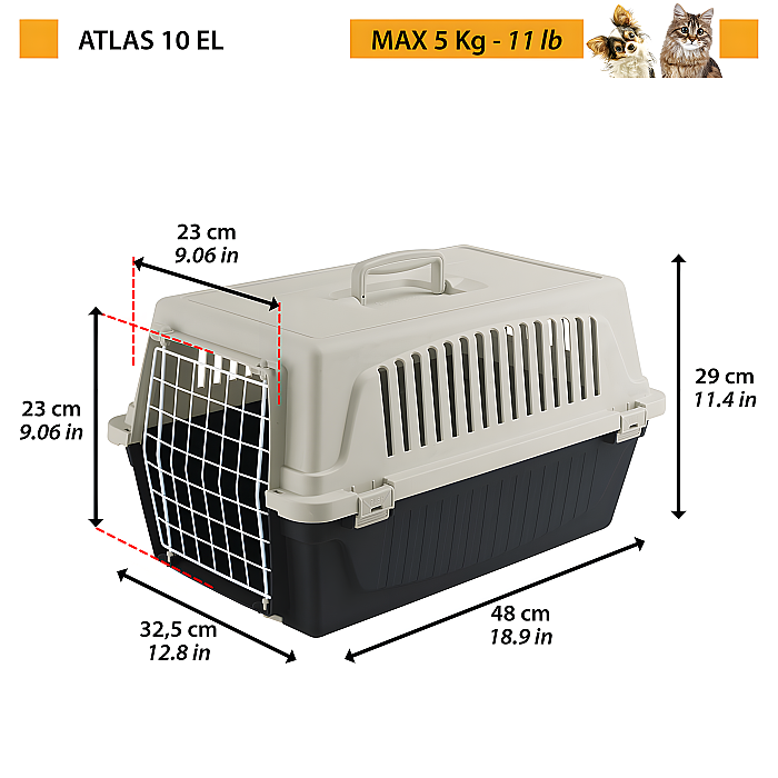 Ferplast Atlas 20 Karışık Renkli Taşıma Çantası - 2