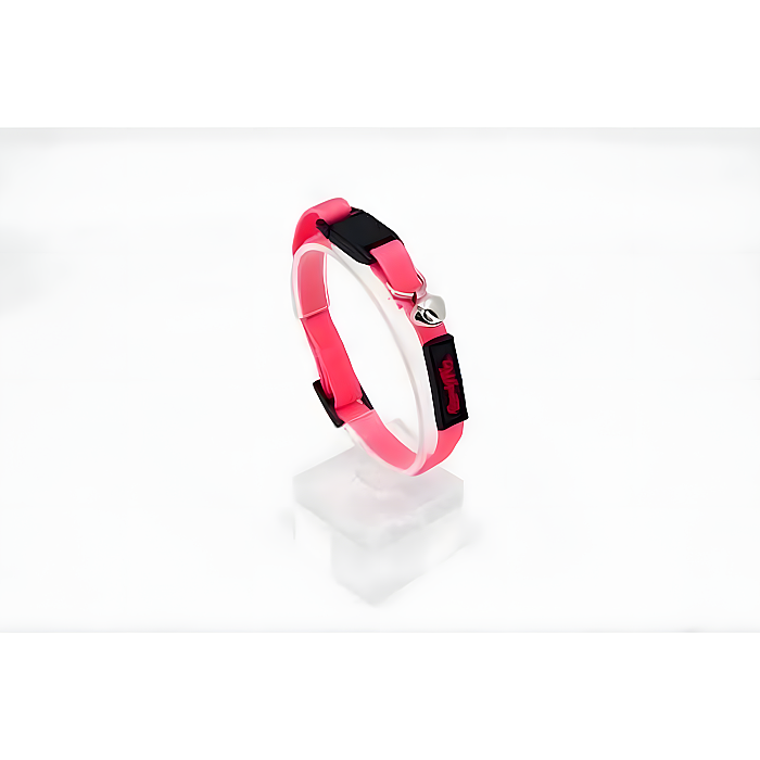 CAT COLLAR EASY & SAFETY LOCK PINK - Tailpetz