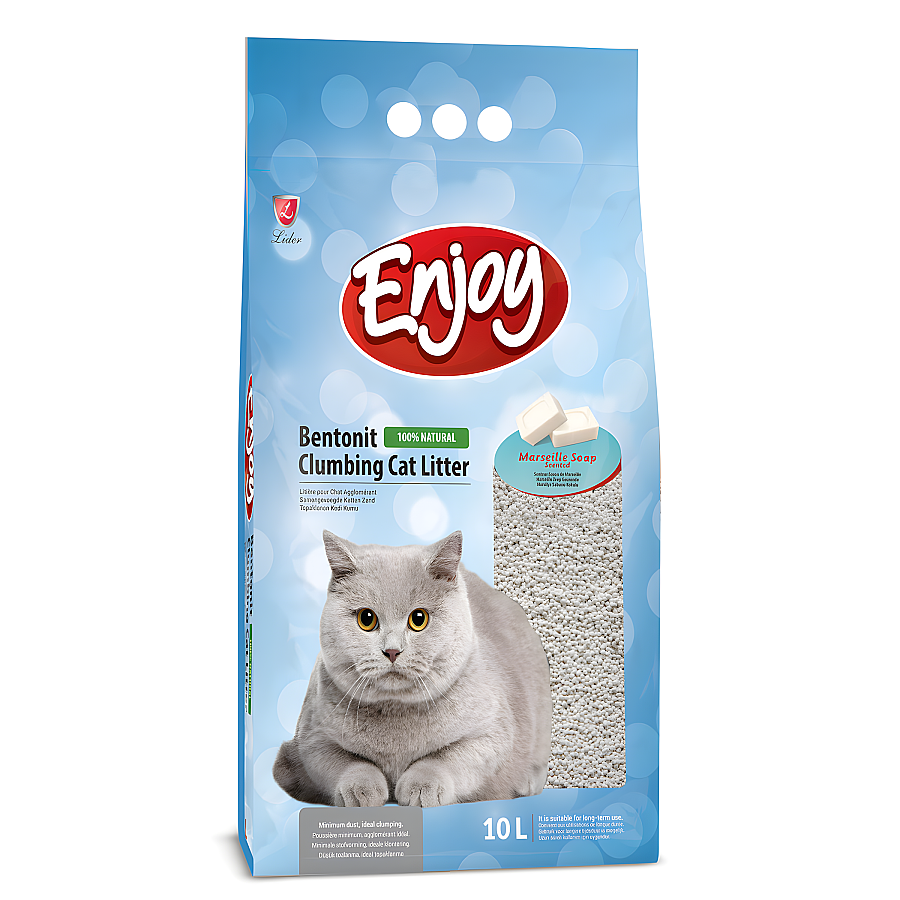 Enjoy Marsilya Sabunlu Kedi Kumu 10 Lt - 1