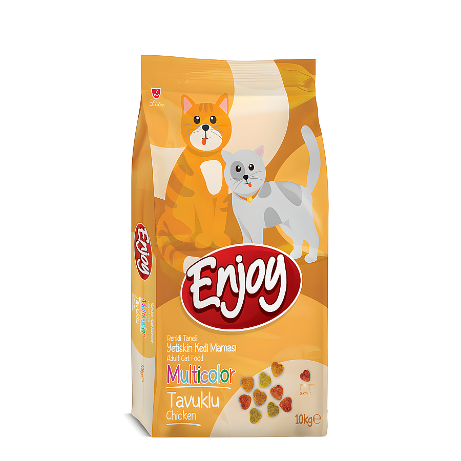 Enjoy Renkli Yetişkin Kedi Kuru Maması 10 Kg - 2