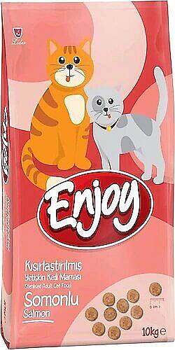 ENJOY SOMONLU KISIR KEDI 10KG - 1