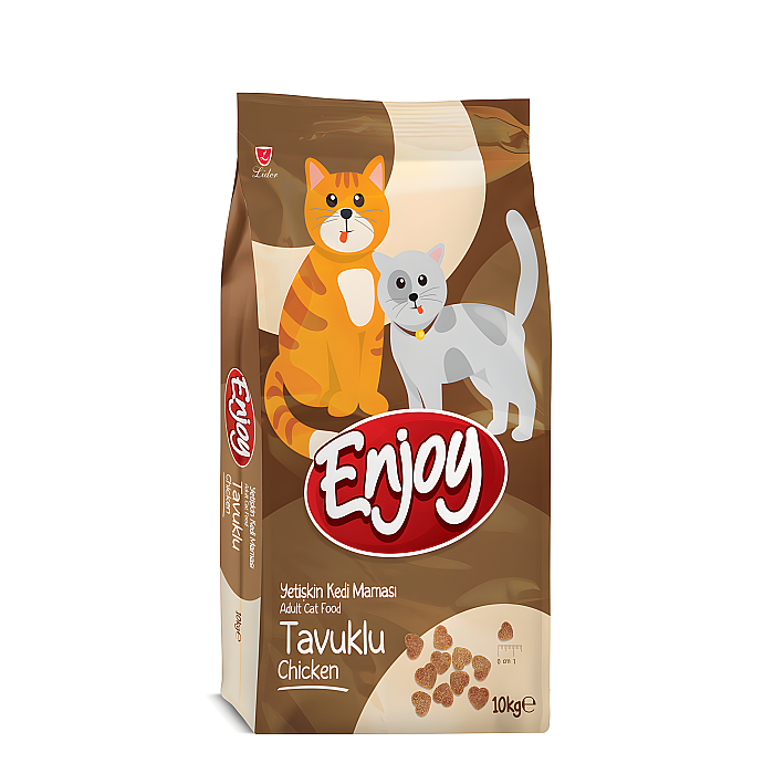 Enjoy Tavuklu Yetişkin Kedi Kuru Maması 10 Kg - Enjoy