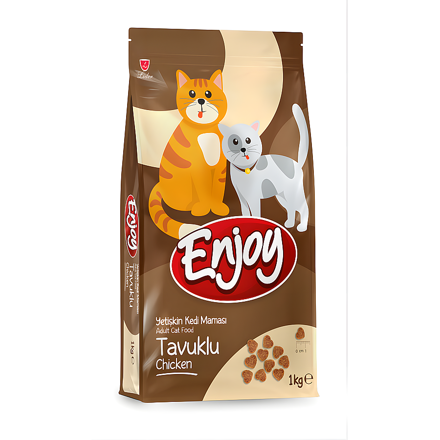 Enjoy Tavuklu Yetişkin Kedi Maması 1 Kg - 1