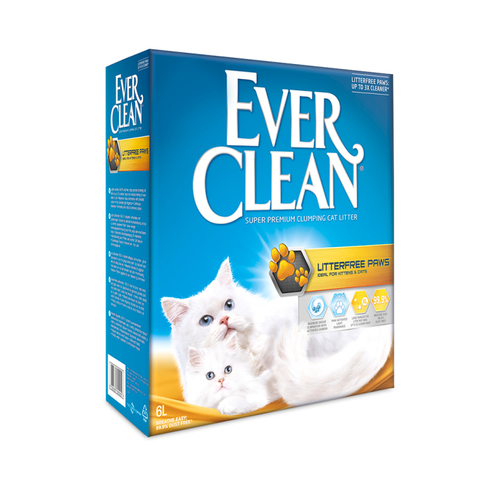 EVER CLEAN LITTERFREE PAWS 6L - Ever Clean