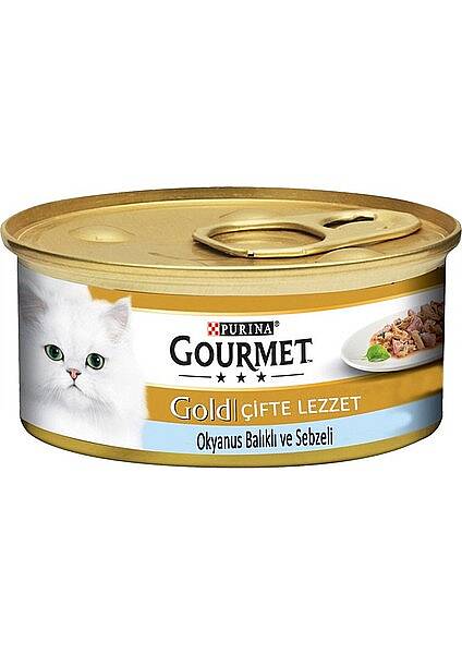 GOURMET GOLD CIFTE LEZZET BALIK ISPANAK 24X85 GR - 1