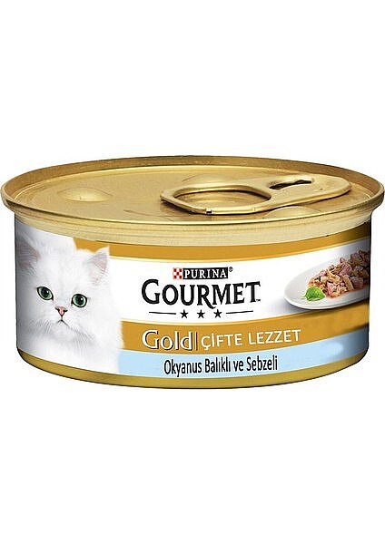 GOURMET GOLD CIFTE LEZZET BALIK ISPANAK 24X85 GR - Purina Gourmet