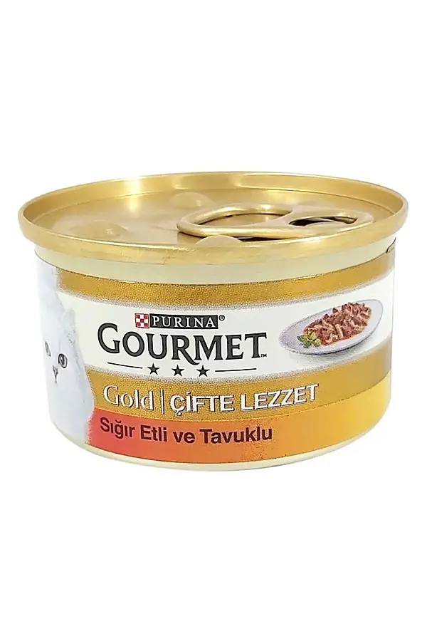 GOURMET GOLD CIFTE LEZZET SIGIR ETI TAVUK 24X85 GR - 1