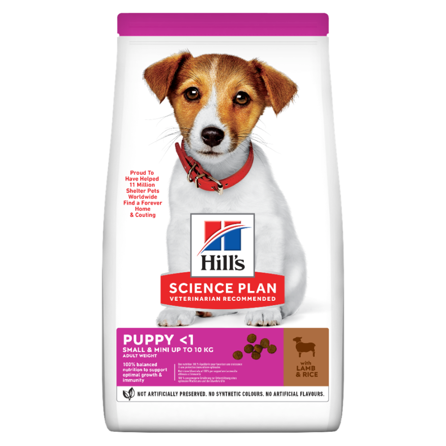 HİLL'S SP KUZULU & PİRİNÇLİ KÜÇÜK VE MİNİ IRK YAVRU KÖPEK MAMASI 1.5KG - 1