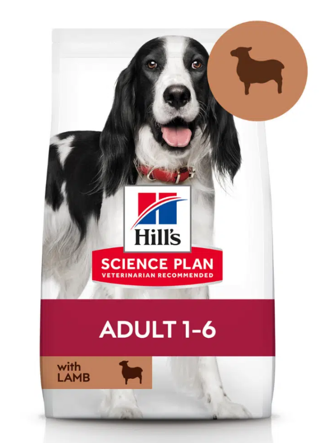HİLL'S SP KUZULU VE PİRİNÇLİ ORTA IRK YETİŞKİN KÖPEK MAMASI 2.5KG - 1