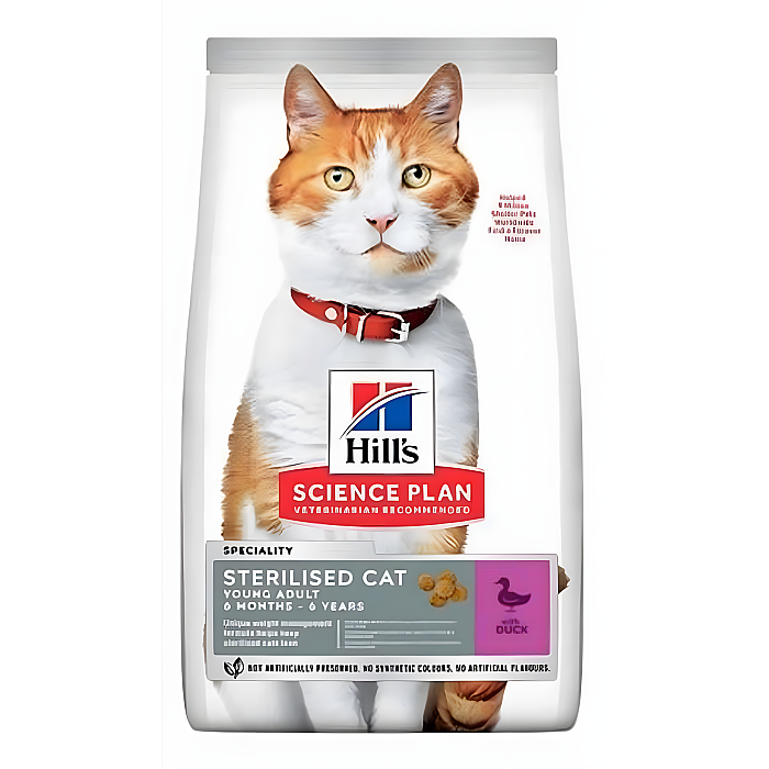 Hill's SP Ördekli Kısırlaştırılmış Yetişkin Kedi Maması 1,5 Kg - Hill's