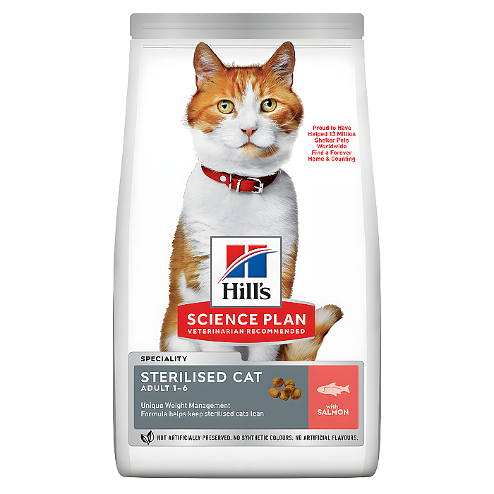 Hill's SP Somonlu Kısırlaştırılmış Yetişkin Kedi Maması 3 Kg - Hill's
