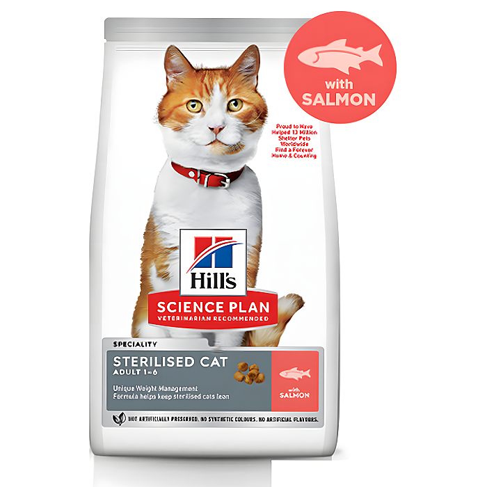 Hill's SP Somonlu Kısırlaştırılmış Yetişkin Kedi Maması 1,5 Kg - Hill's