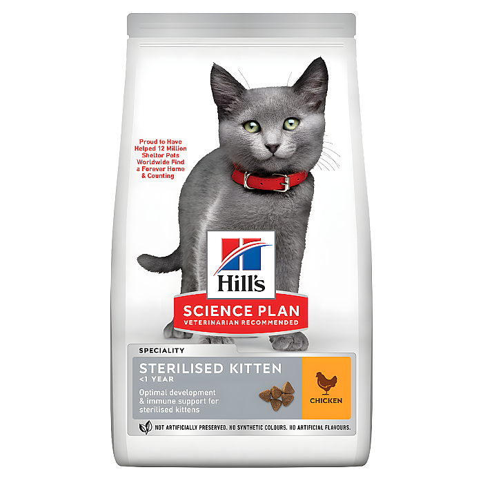 Hill's SP Tavuklu Kısırlaştırılmış Yavru Kedi Maması 1.5 Kg - Hill's