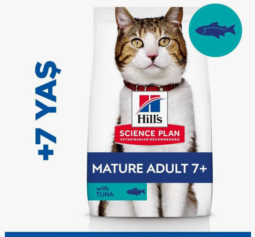 HİLL'S SP TON BALIKLI +7 YAŞLI KEDİ MAMASI 1.5 KG - 1