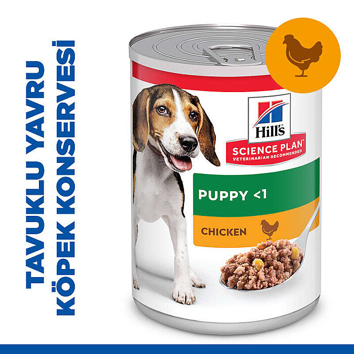 HILL'S TAVUKLU YAVRU KOPEK KONSERVESI - 370G - HİLL'S