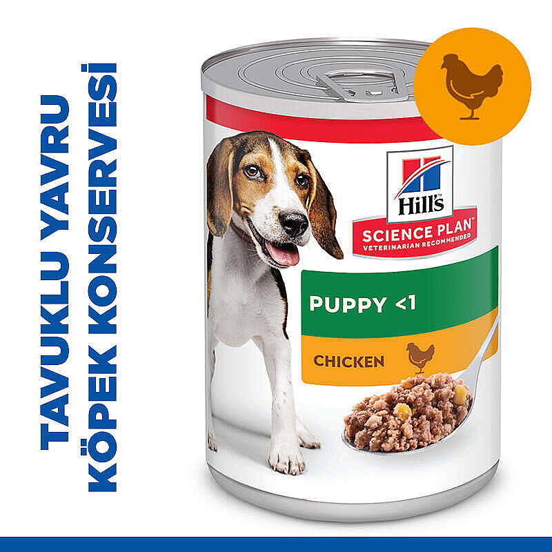 HILL'S TAVUKLU YAVRU KOPEK KONSERVESI - 370G - 1