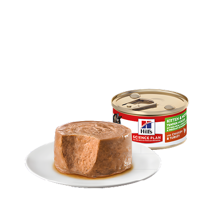Hill's Yavru ve Anne Kediler İçin Tavuklu ve Hindili Kedi Konservesi 85 Gr - Hill's