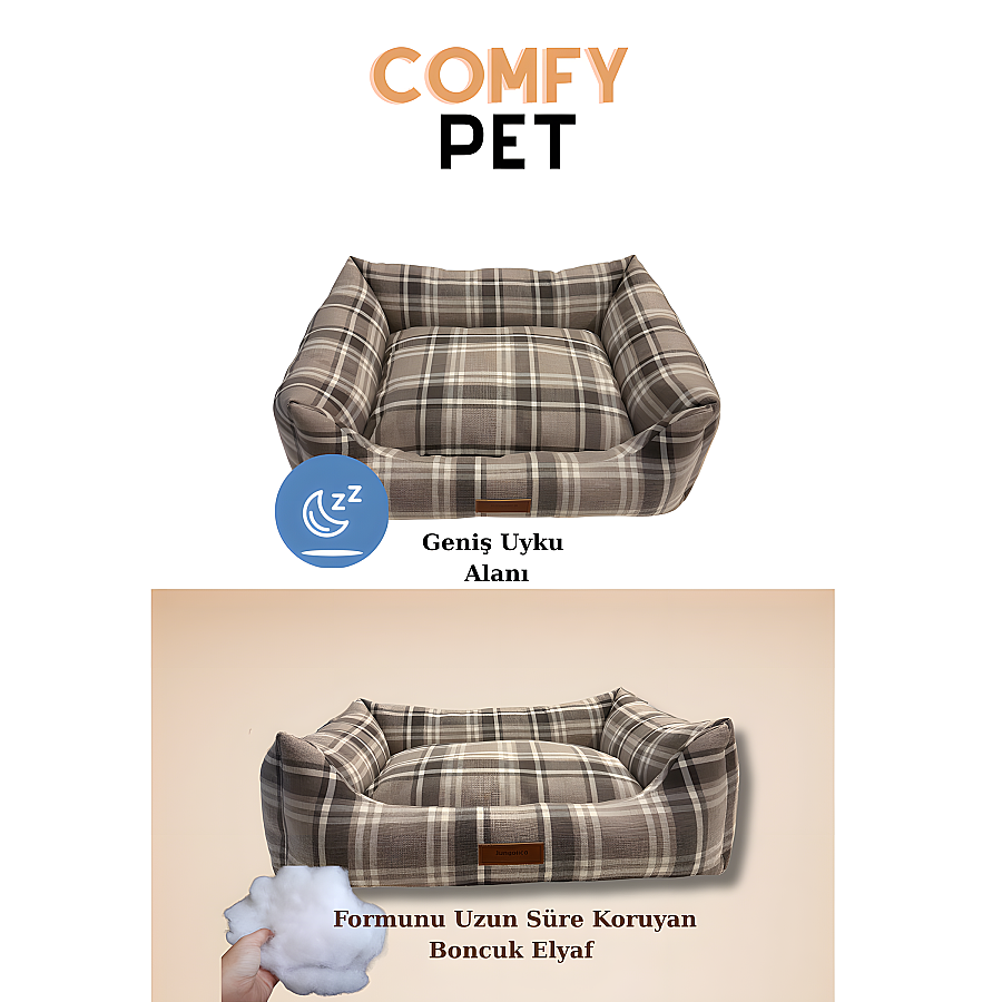 Jungolica Comfy Pet Evcil Hayvan Yatağı L - 1
