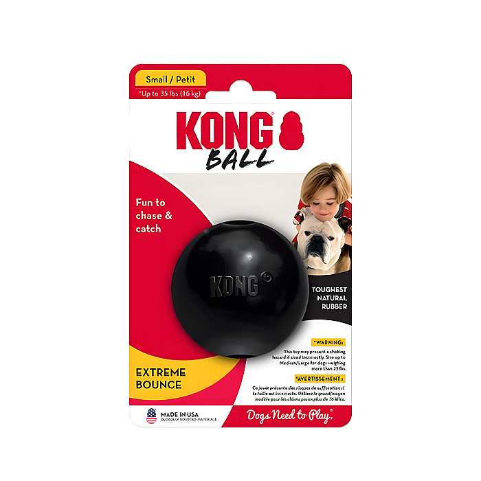 Kong Extreme Ultra Sert Köpek Isırma Top Oyuncağı S - Kong