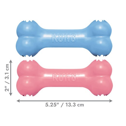 KONG PUPPY GOODİE BONE KEMİK ŞEKLİNDE ÇOK AMAÇLI YAVRU KÖPEK OYUNCAĞI S - 1