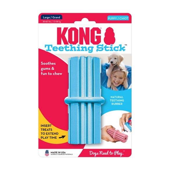 KONG PUPPY TEETHİNG STİCK DİŞ TEMİZLİĞİ SAĞLAYAN ÇOK AMAÇLI YAVRU KÖPEK OYUNCAĞI L - 1