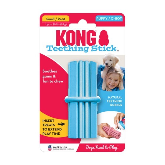 KONG PUPPY TEETHİNG STİCK DİŞ TEMİZLİĞİ SAĞLAYAN ÇOK AMAÇLI YAVRU KÖPEK OYUNCAĞI S - Kong