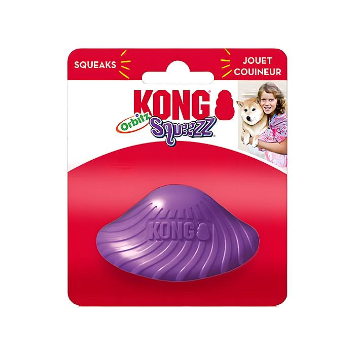 Kong Squeezz Orbitz Dönen Daire Şeklinde Köpek Oyuncağı S/M - Kong