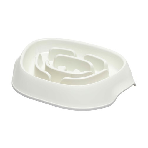 MODERNA SLOMO HIZLI YEME ÖNLEYİCİ MAMA KABI - BEYAZ 950 ML - Moderna