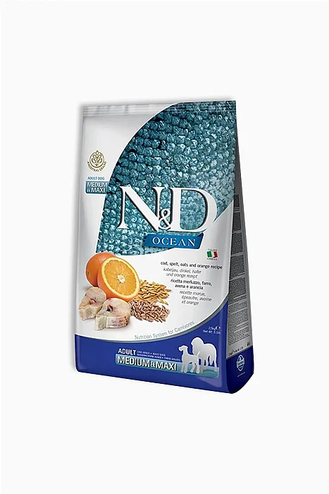 N&D Ocean Morina ve Portakallı Yetişkin Kuru Mama 10 Kg - N&D