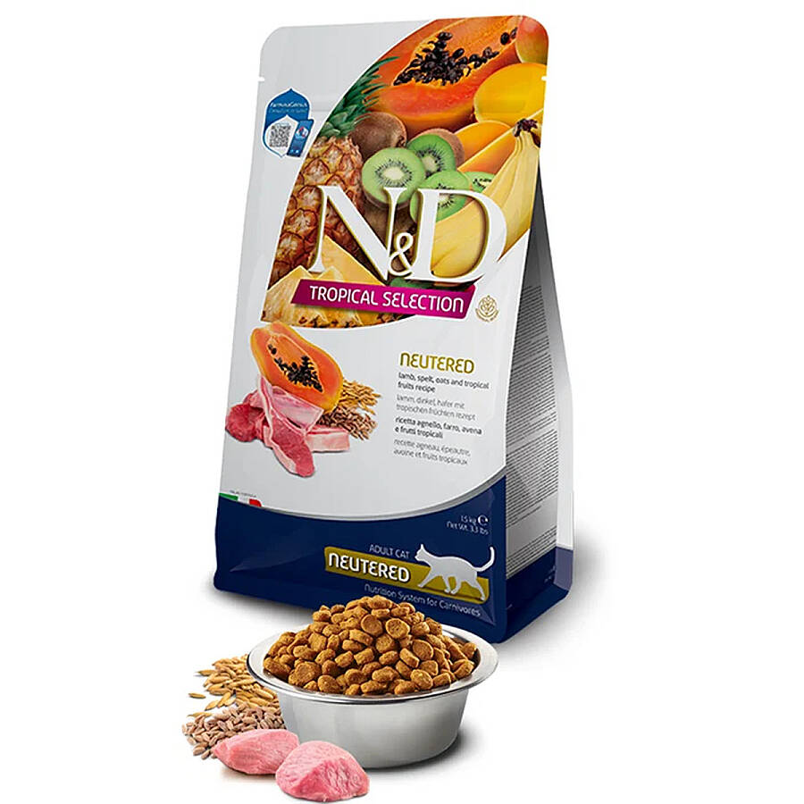 N&D Tropical Selection Kuzulu Kısırlaştırılmış Kedi Kuru Maması 10 Kg - 1