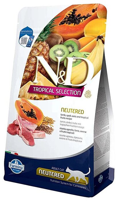 N&D Tropical Selection Tavuklu Kısırlaştırılmış Kedi Kuru Maması 10 Kg - N&D