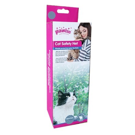 PAWİSE BALKON KEDİ KORUMA ŞEFFAF AĞ 3X2M - Pawise