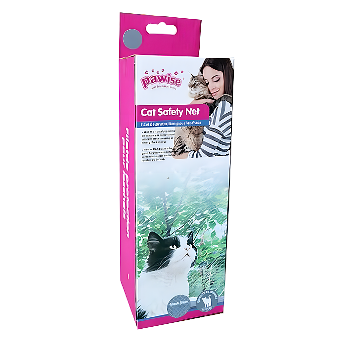 Pawise Şeffaf Balkon Kedi Koruma Ağı 6x3 M - Pawise