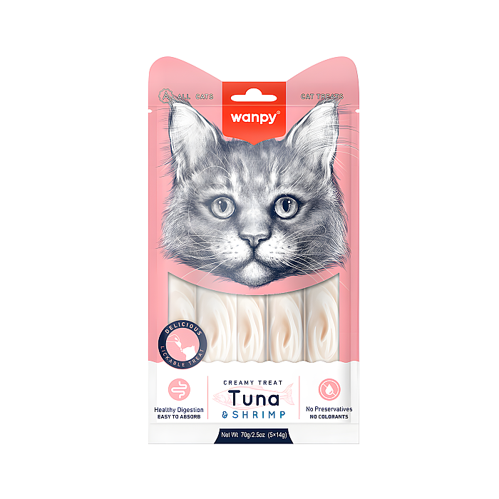 PIWP-022 WANPY TON&KARIDES KEDI KREMA ODUL 5X14GR - Wanpy