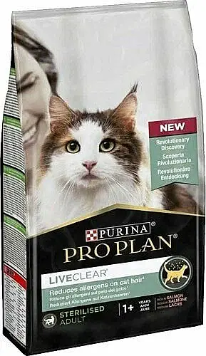 PRO PLAN KEDI LIVECLEAR STERIL ADULT SOMON 1.4 KG - 1