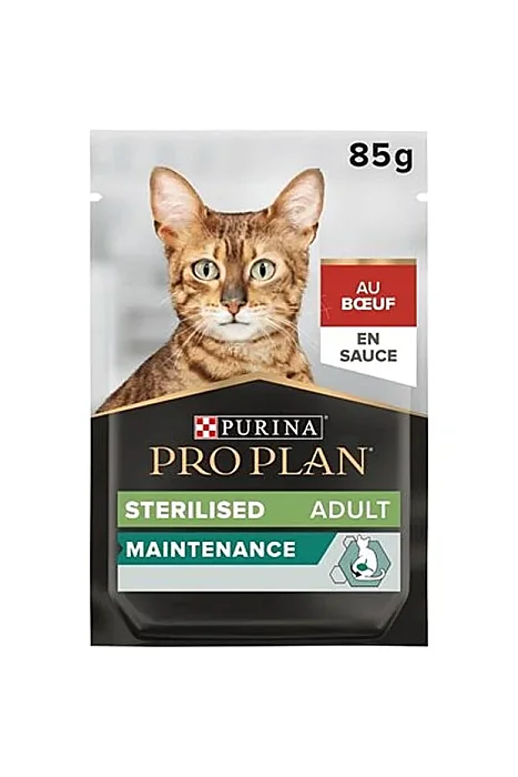 PRO PLAN KEDI POUCH STERIL BEEF 26X85 GR - Pro Plan