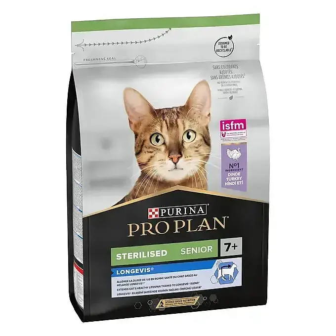 PRO PLAN KEDI STERIL HINDI YASLI 3 KG - 1