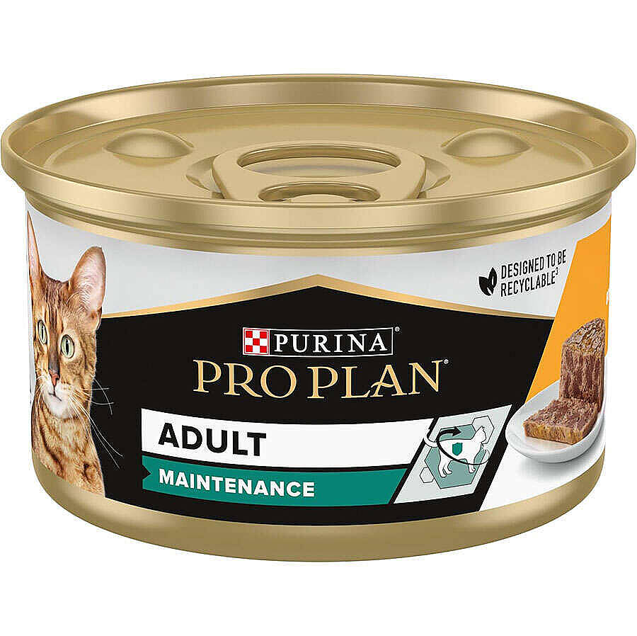 PRO PLAN KEDI TNK ADULT CHICKEN 24X85 GR - 1