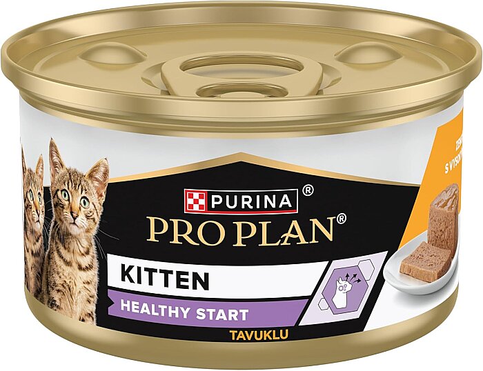 PRO PLAN KEDI TNK BABY KITTEN CHICKEN 24X85 GR - Pro Plan