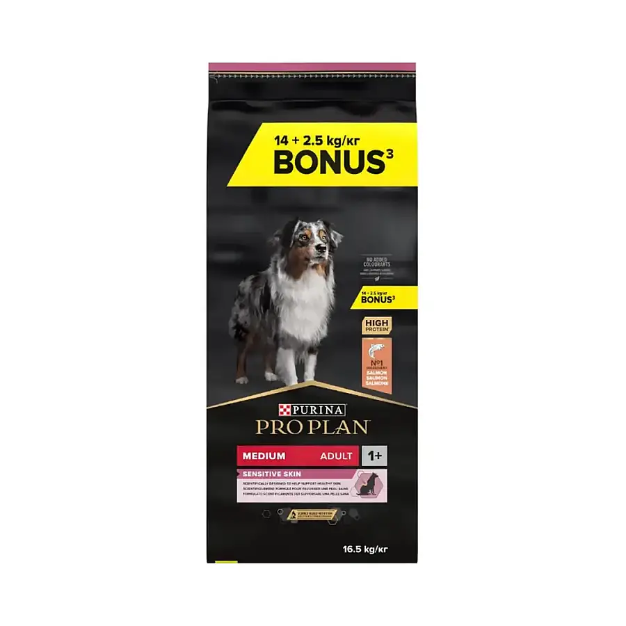 PRO PLAN KOPEK ADULT SENSITIVE SOMON 16.5 KG - 1