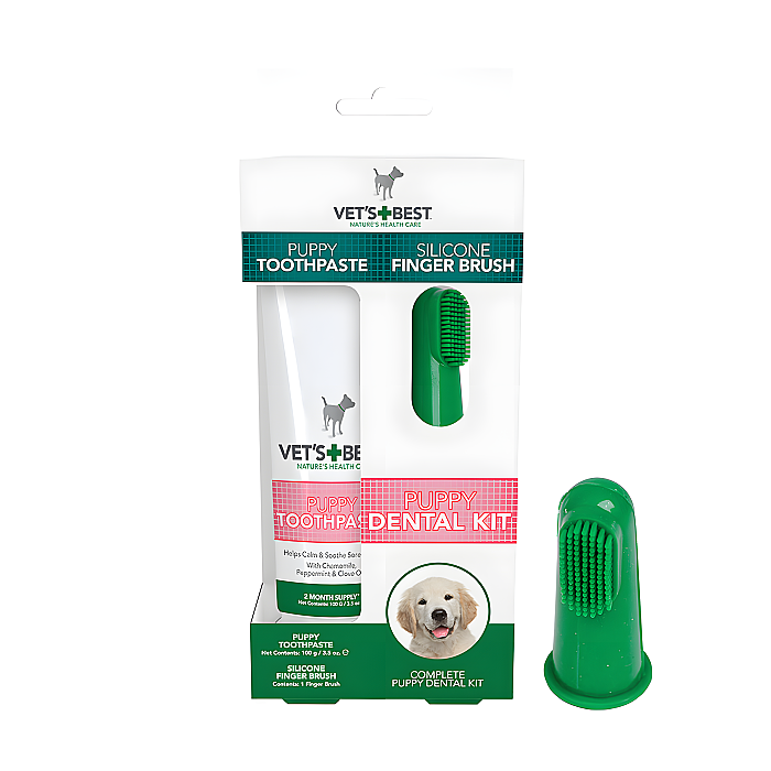Vet's Best Yavru Köpekler İçin Diş ve Ağız Bakım Seti - Vet’s Best